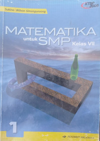 Image of MATEMATIKA kelas- VII  ktsp 2006
