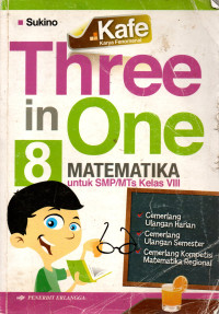 Image of Three in One Matematika Untuk SMP/MTs Kelas VIII